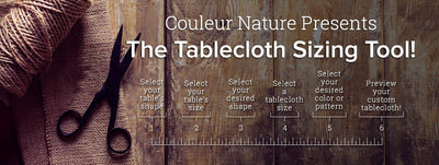 HOW TO CHOOSE THE RIGHT SIZE TABLECLOTH