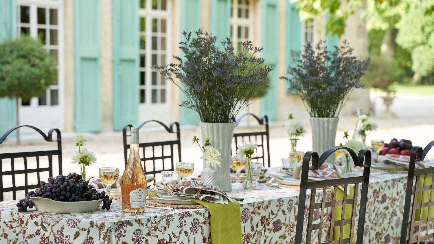 The Making of a French Tablescape featuring Louise Multicolor