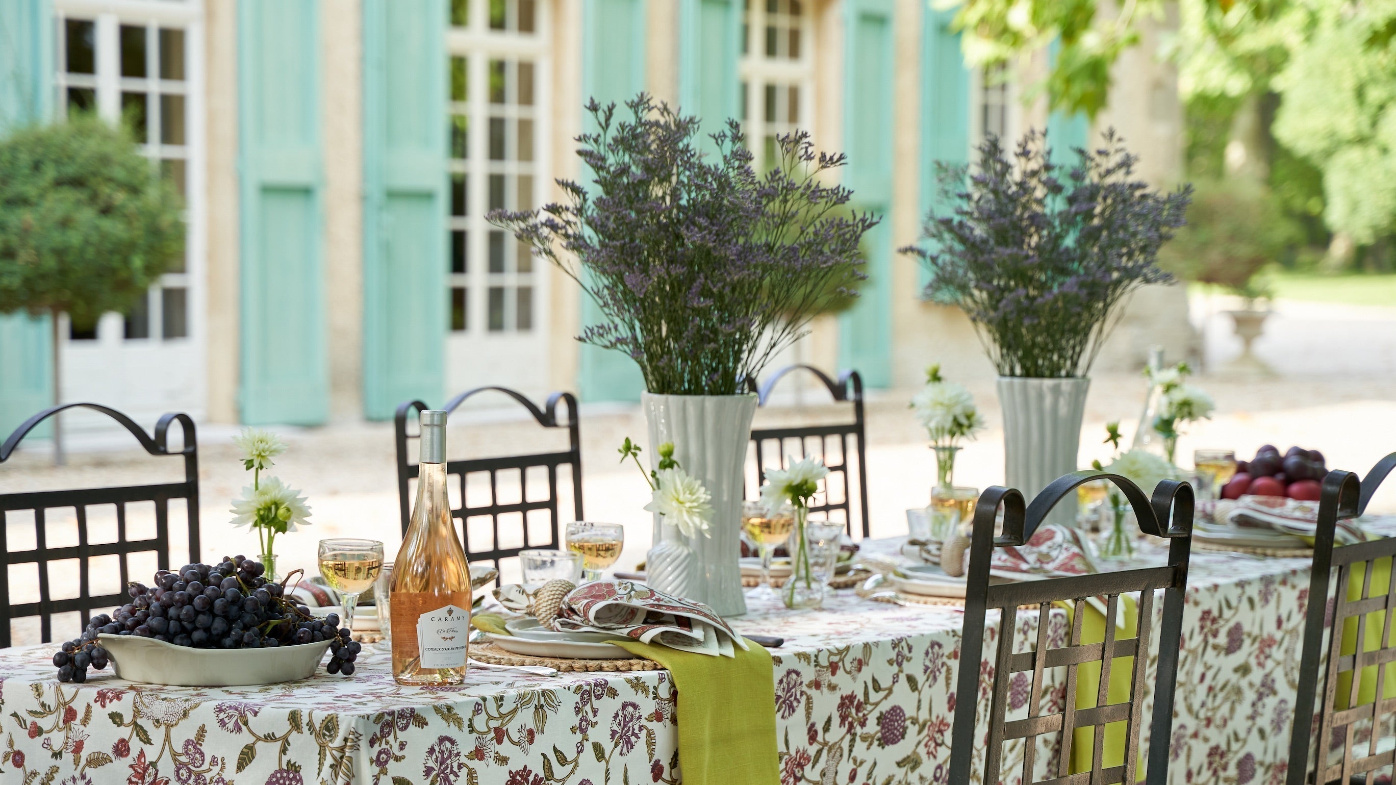 The Making of a French Tablescape featuring Louise Multicolor