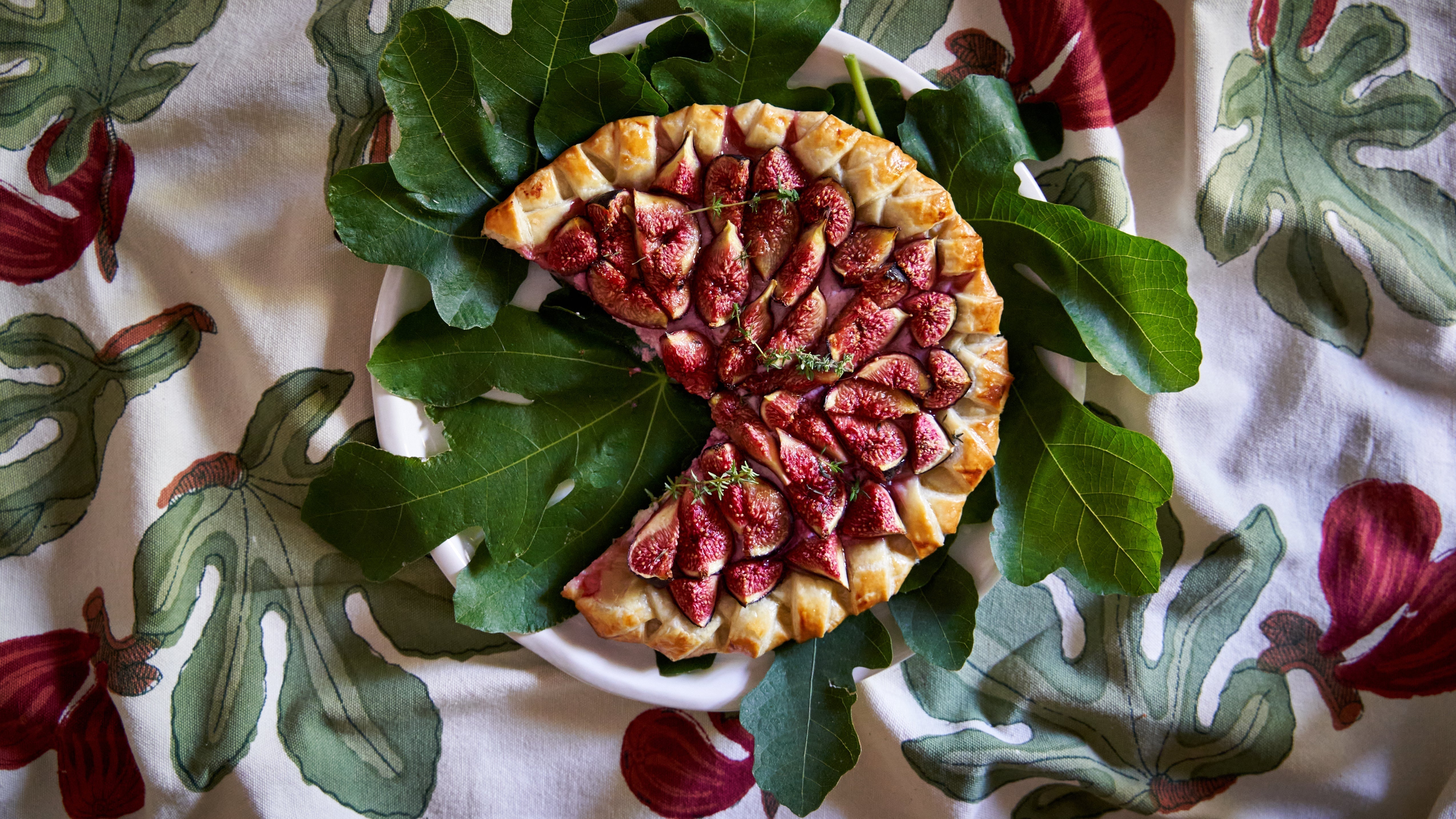 Fig and Chèvre Tart