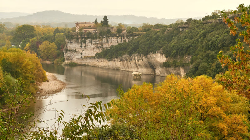 A Moody, Medieval Village in Autumn