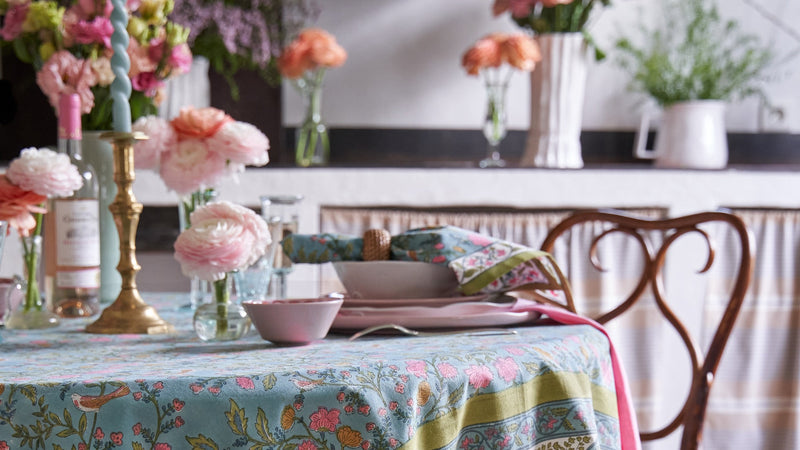 The Making of a Tablescape featuring Giverny