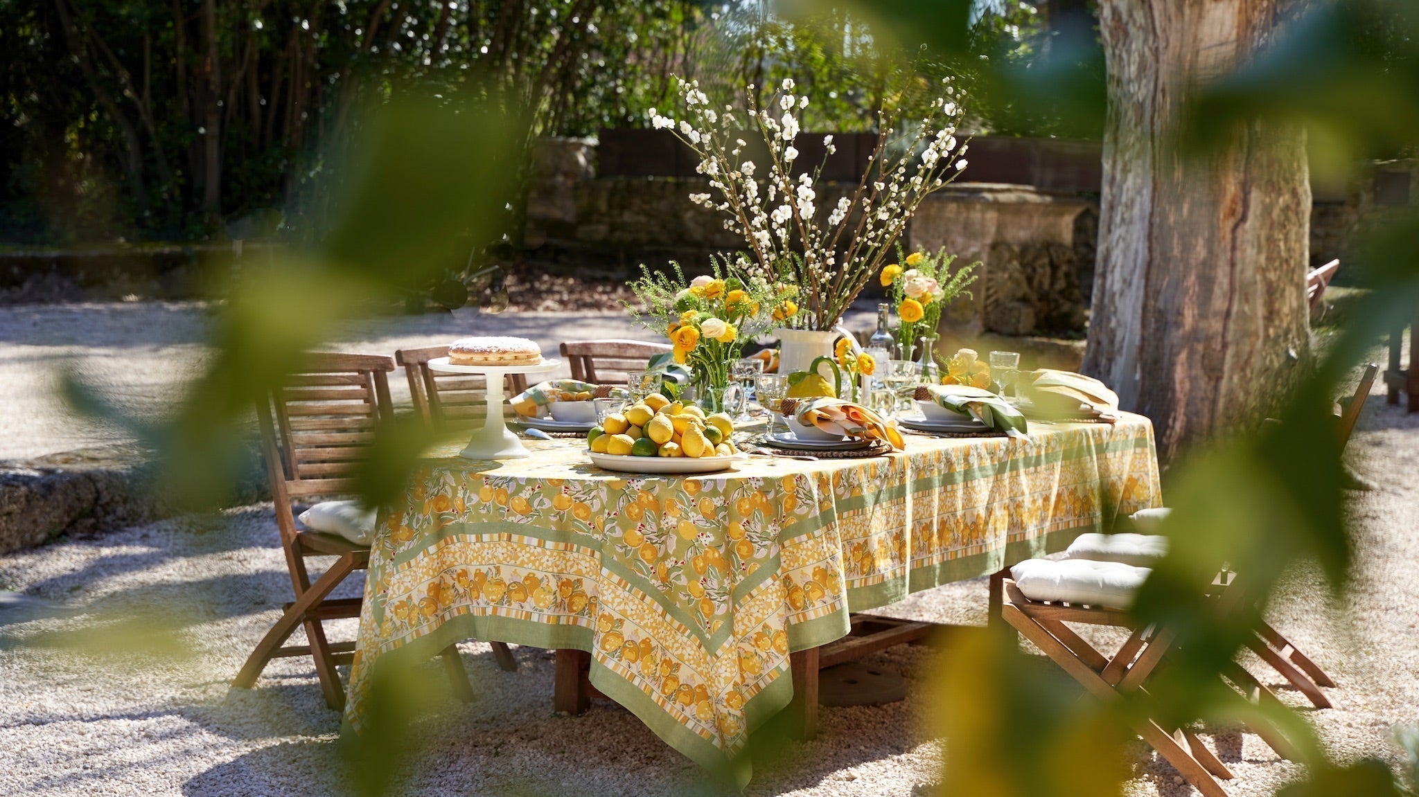 The Making of a Provence Tablescape featuring Citron Vert & Yellow