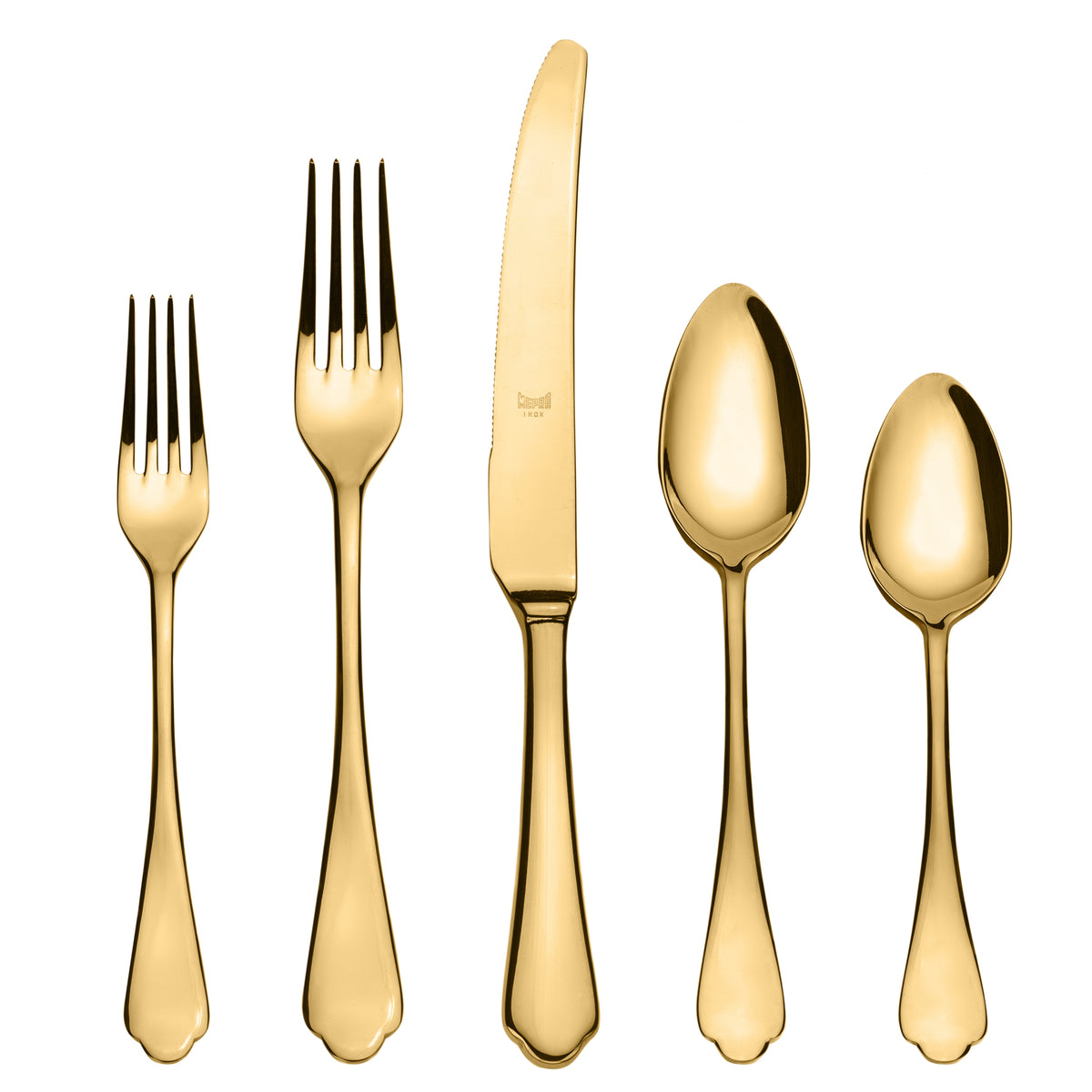 Dolce Vita Gold Flatware  Set - 5 Pcs.
