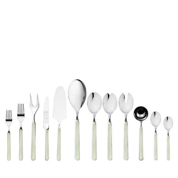 Fantasia Flatware Set - 67 Pcs. - Sage