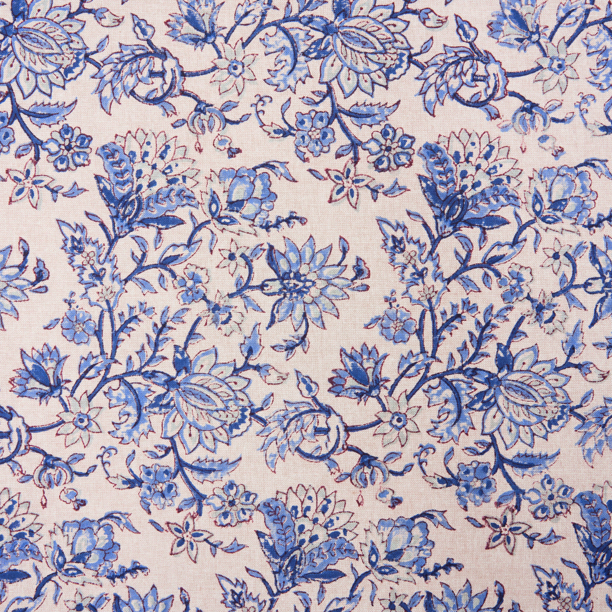 Jardin Secret Beige & Blue Tablecloth