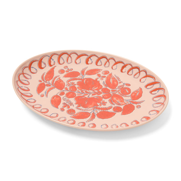 Amalfi Ceramic Oval Tray