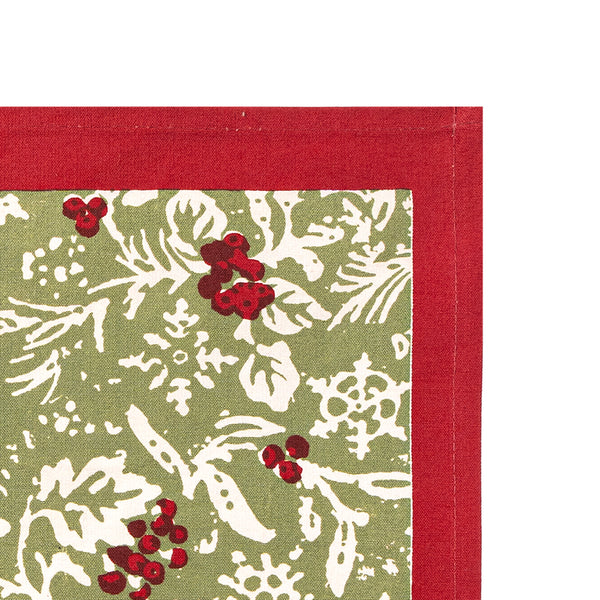 Baies de Houx Red & Green Placemats - Set of 6