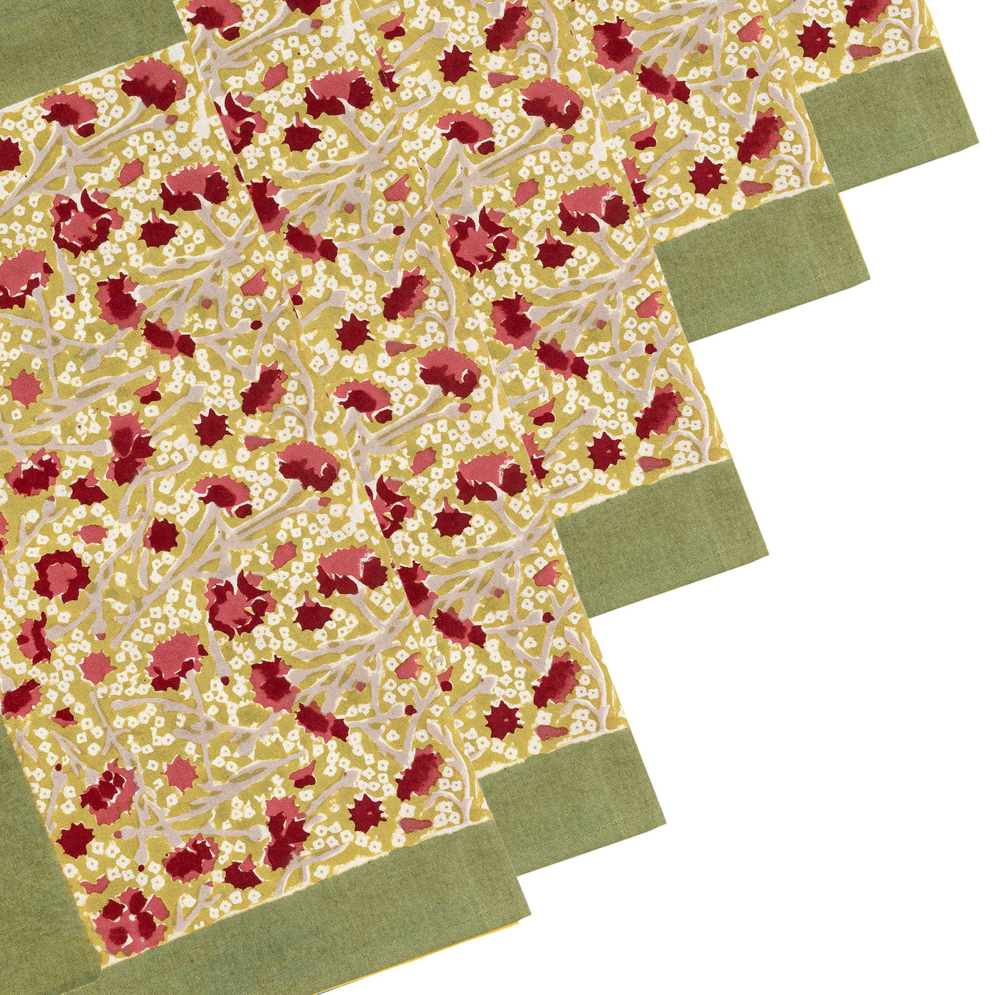 Meadows Napkins Red & Green, Set of 6