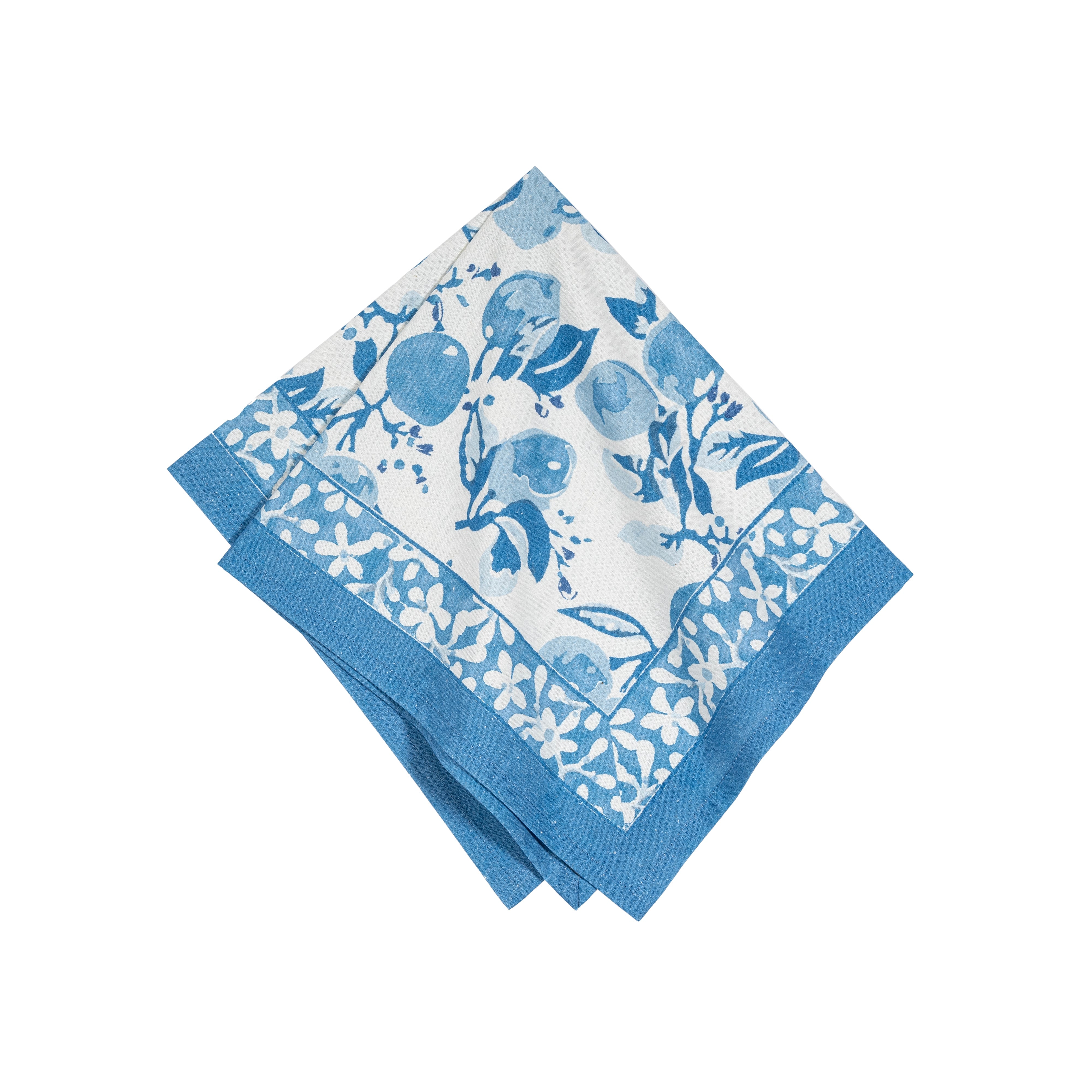 Citron Napkins Bleu, Set of 6