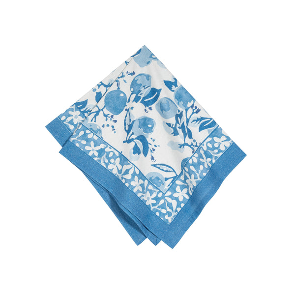 Citron Napkins Bleu, Set of 6