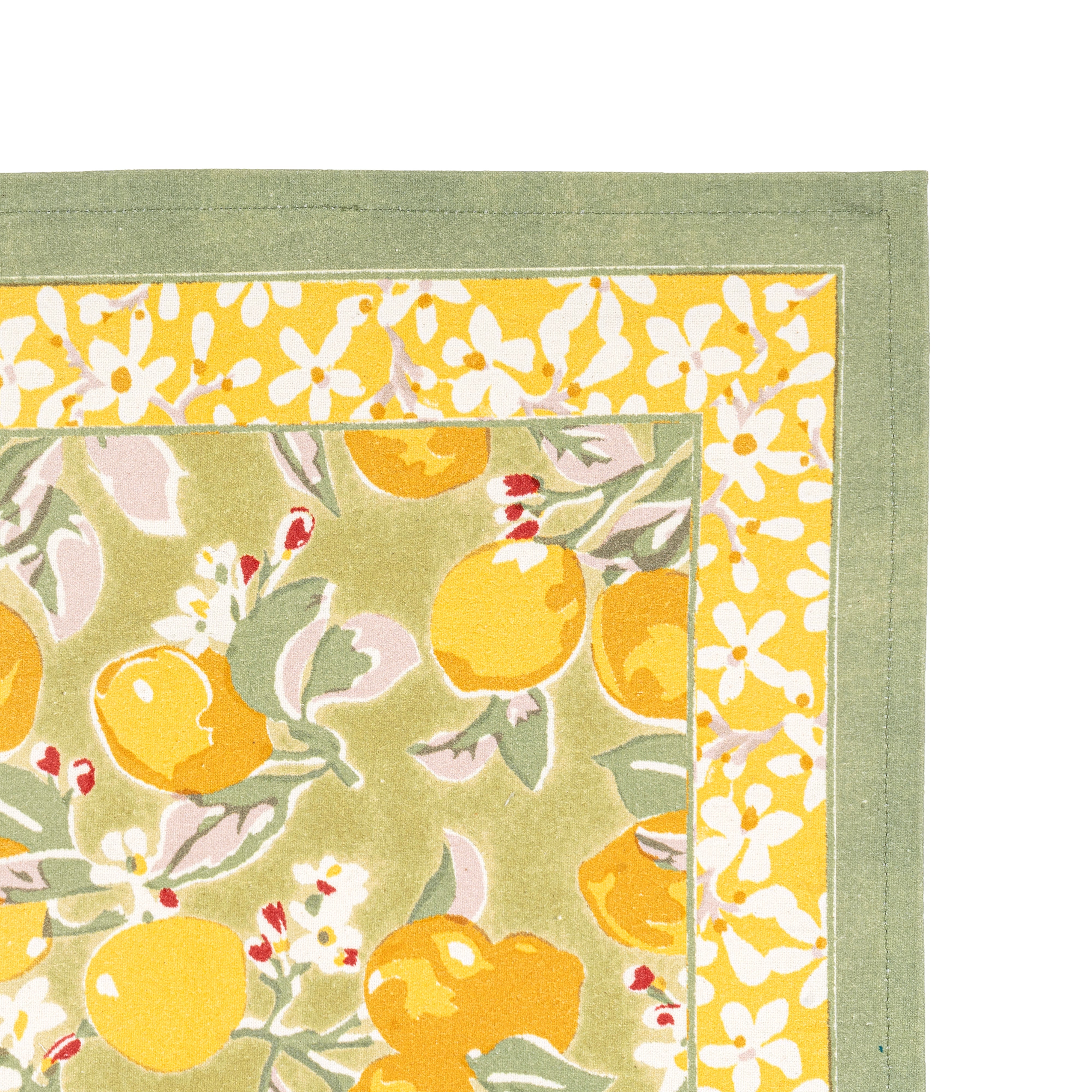 Citron Placemats Vert & Yellow, Set of 6