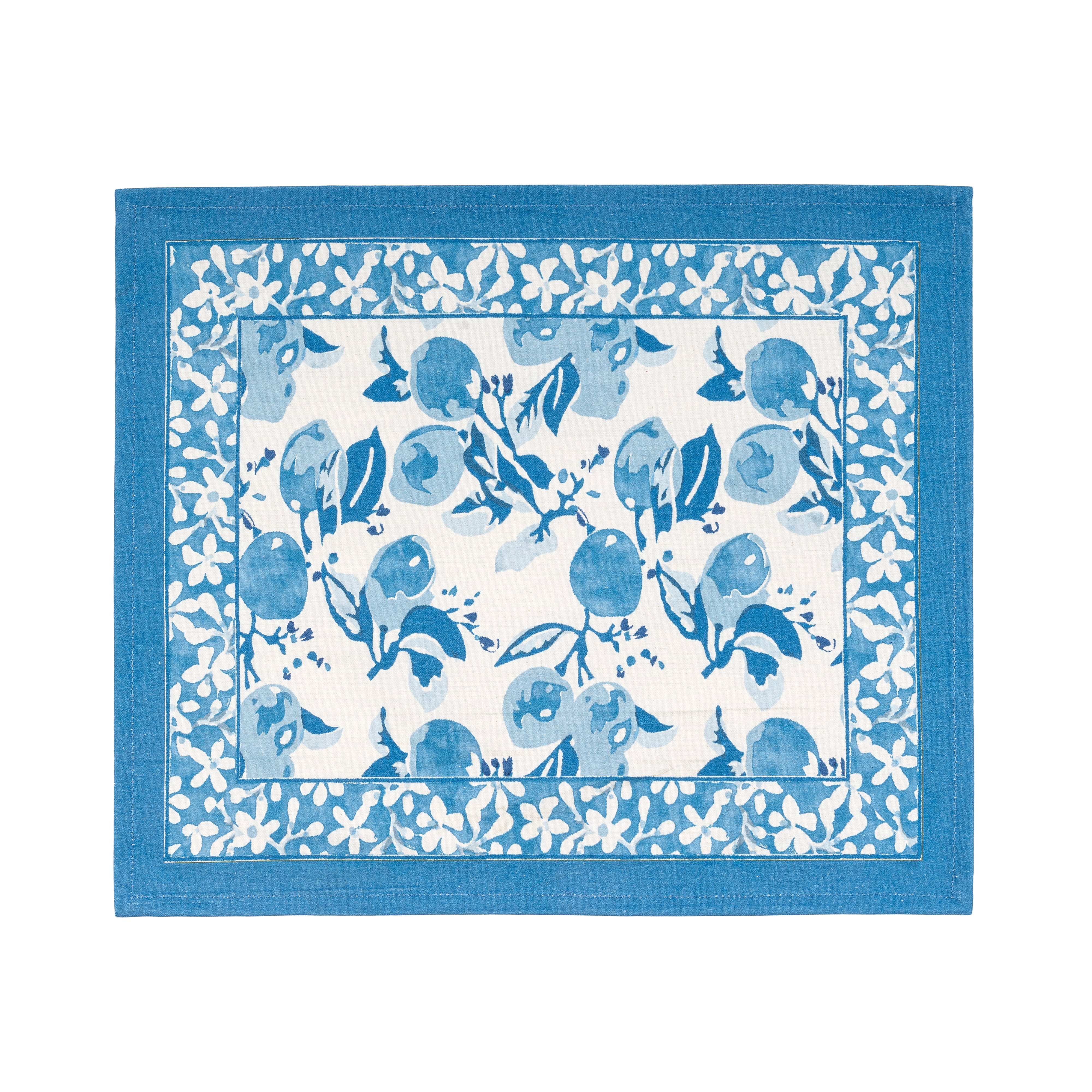 Citron Placemats Bleu, Set of 6