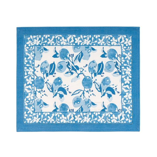 Citron Placemats Bleu, Set of 6