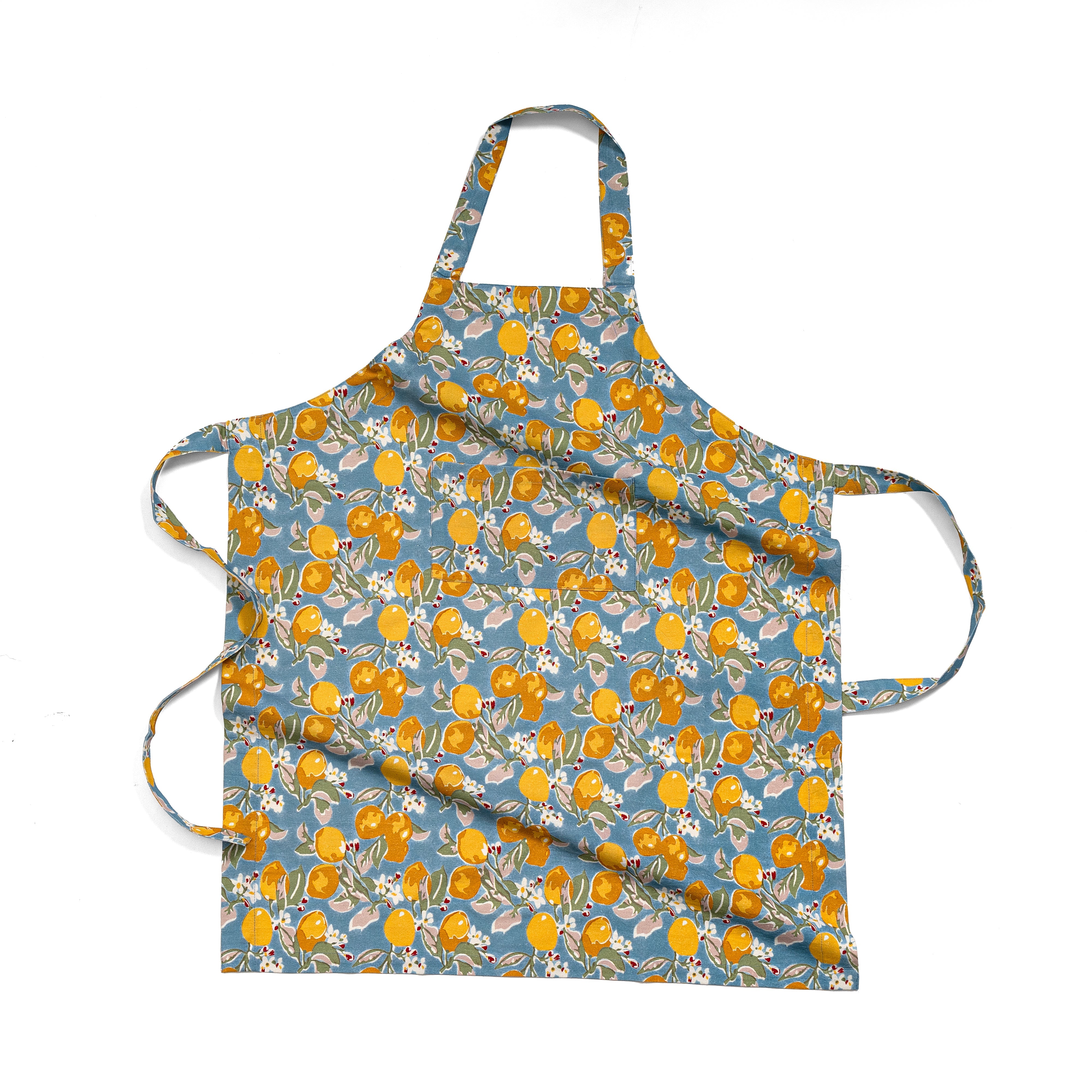 Citron Apron Bleu & Yellow