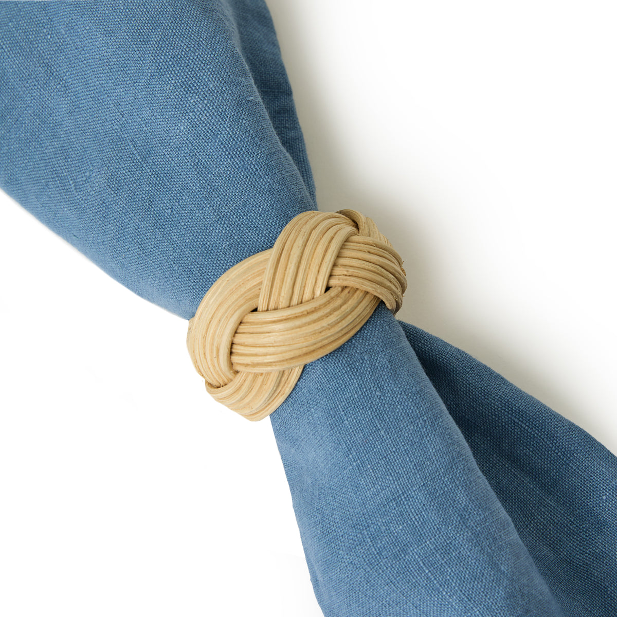 Braided Weave Napkin Rings, Set of 4
