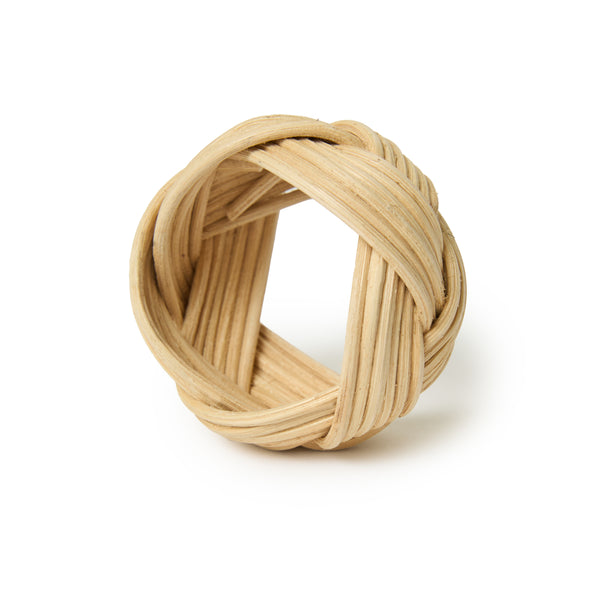 Braided Weave Napkin Rings, Set of 4