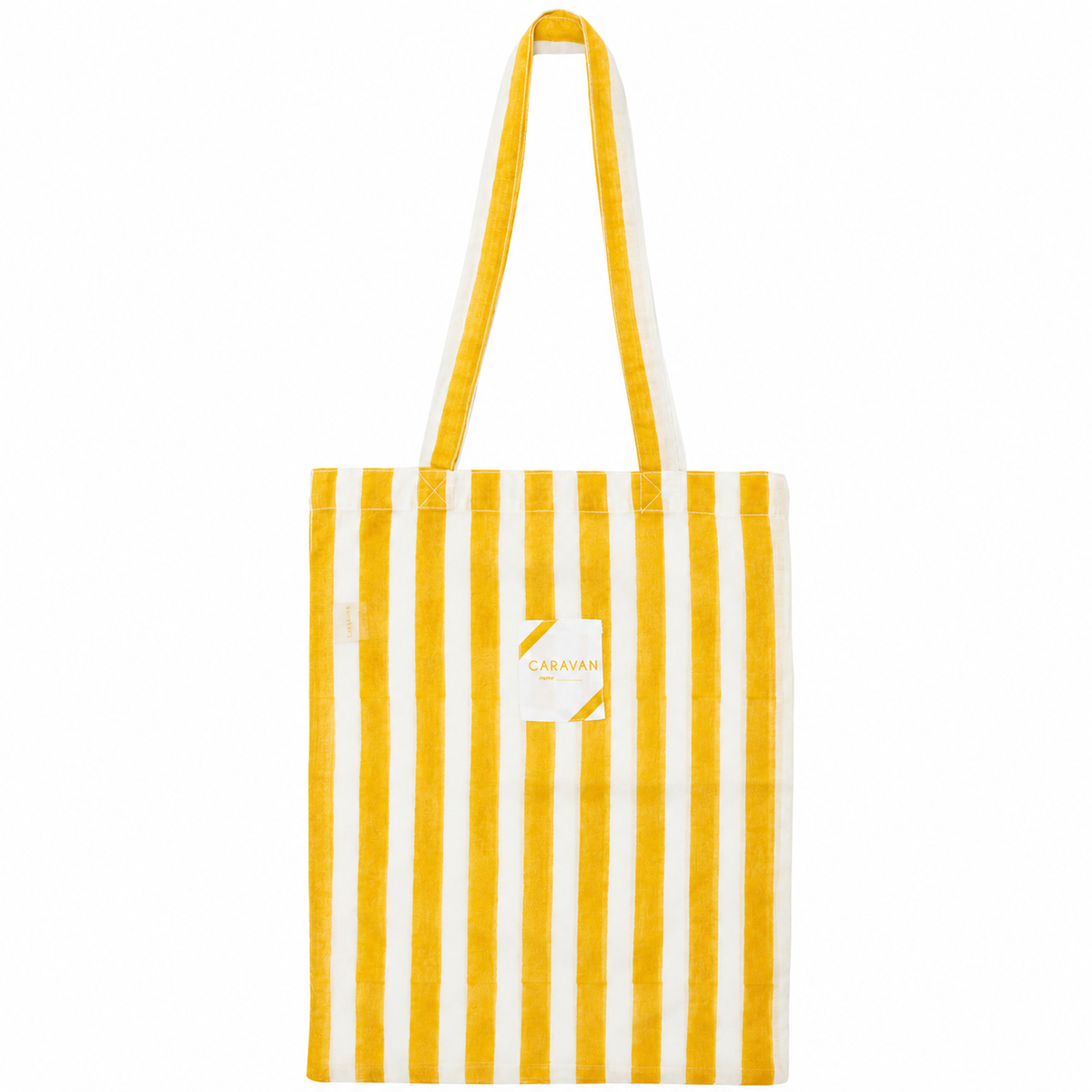 Cabana Stripes Yellow Tote Bag