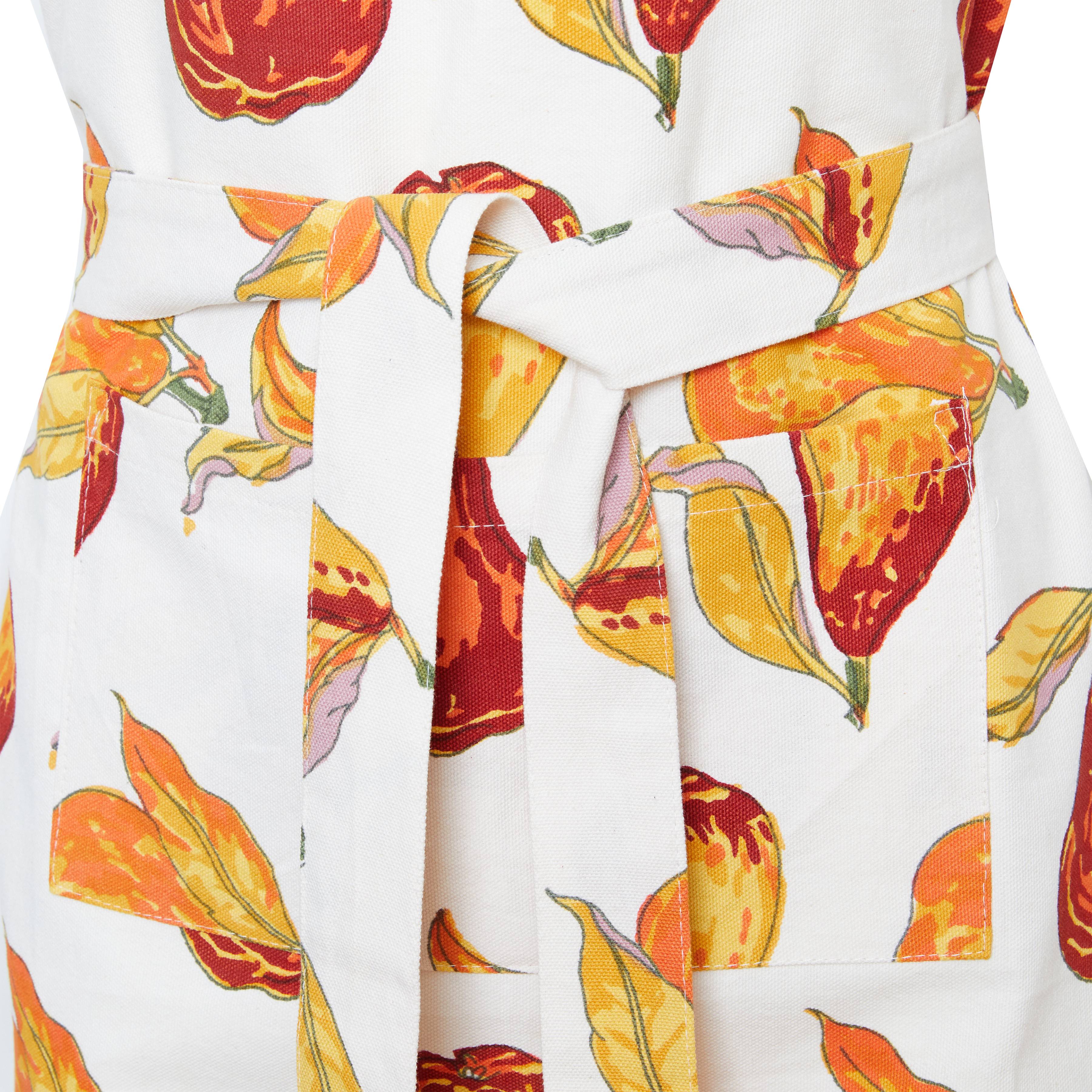 Orchard Pear Apron Burgundy