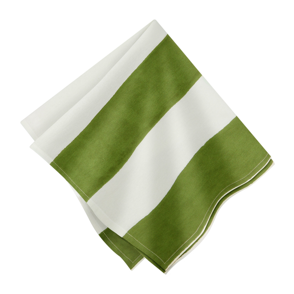 French Tablecloth St. Tropez Vert Stripes