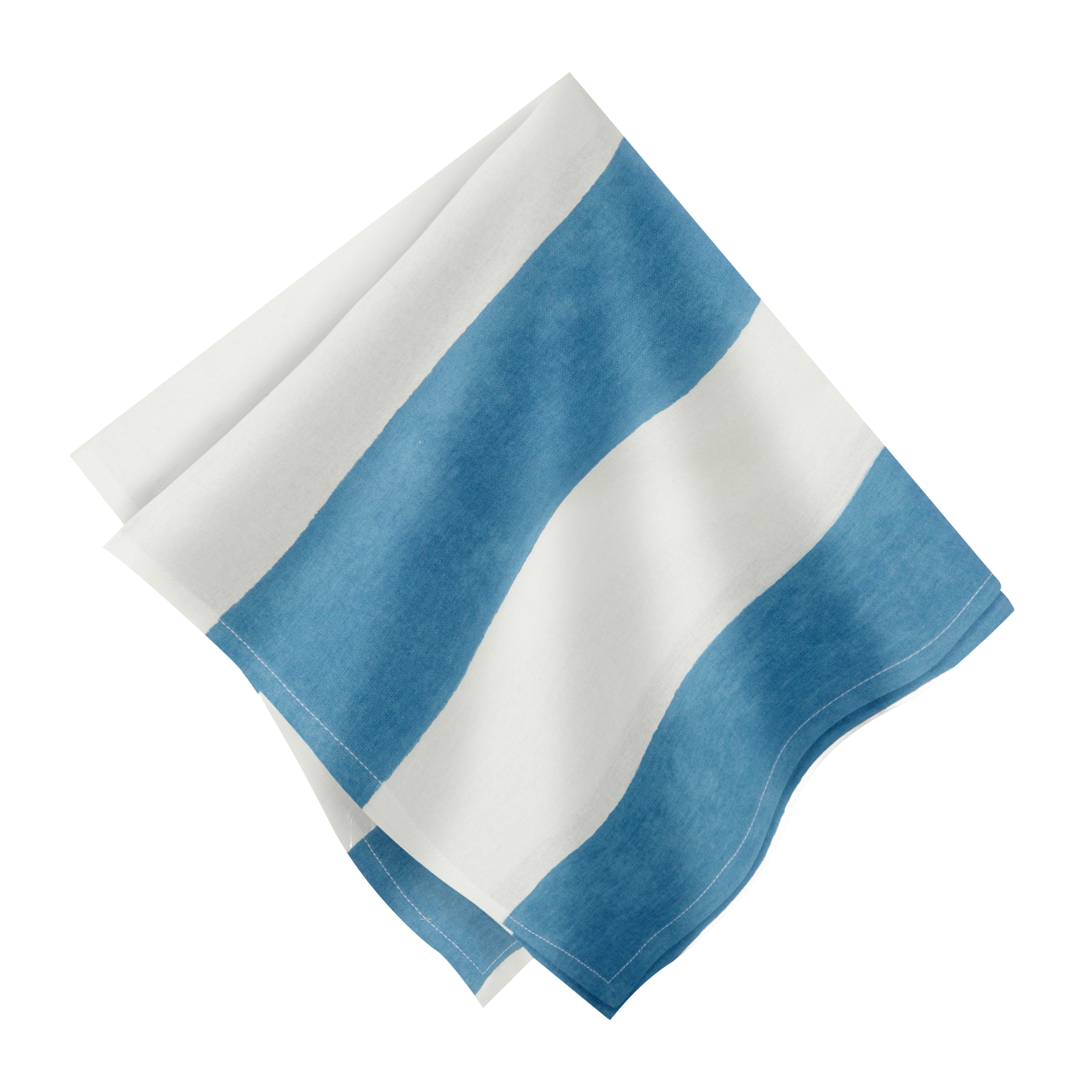 French Tablecloth St. Tropez Blue Stripes