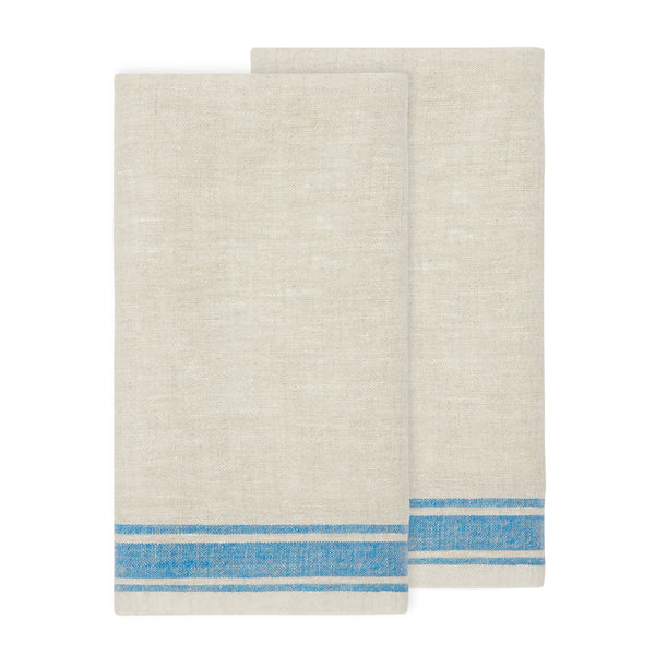 Easter Spring Tea Towels Blue, Set of 2