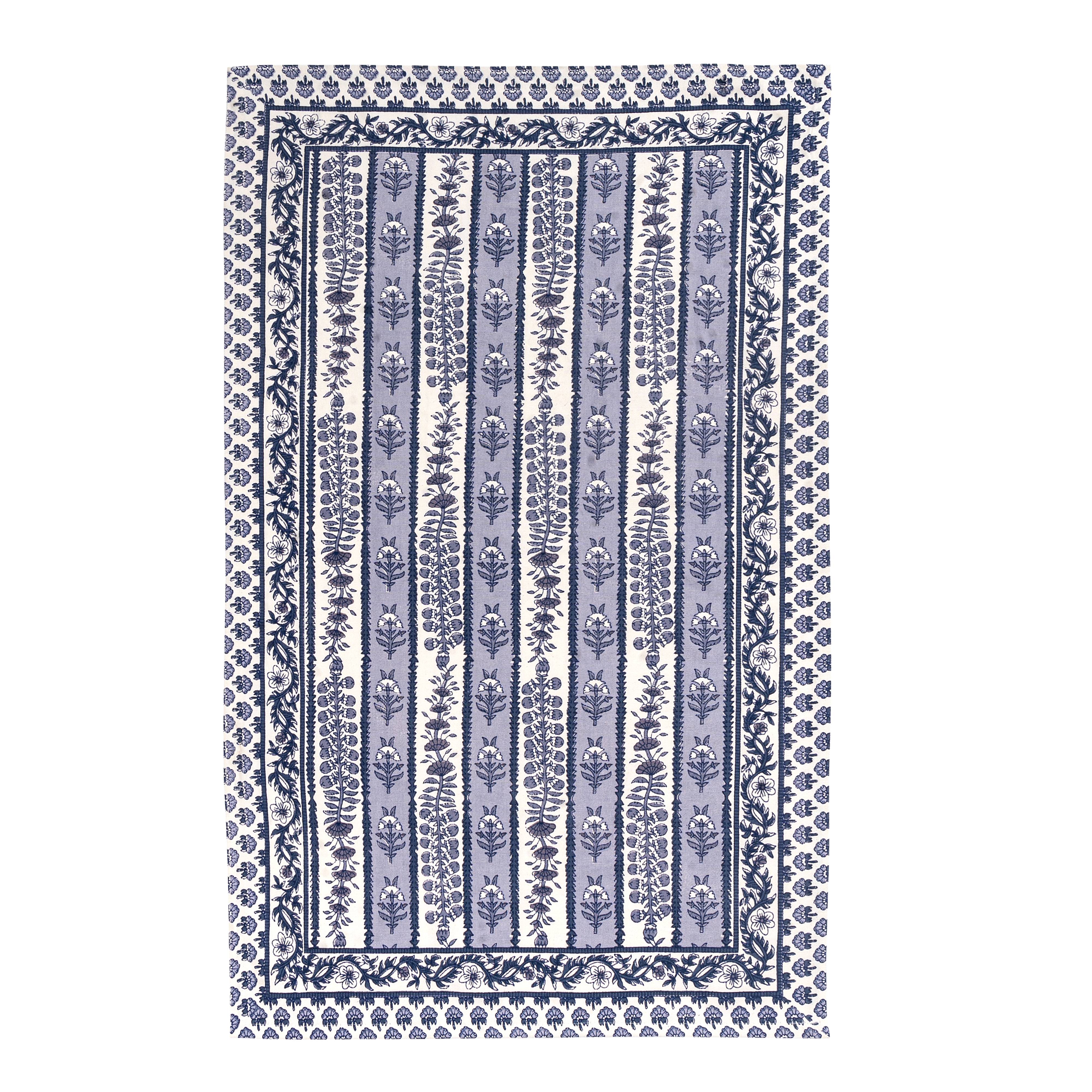 Avignon Tea Towels Blue & Marine, Set of 3