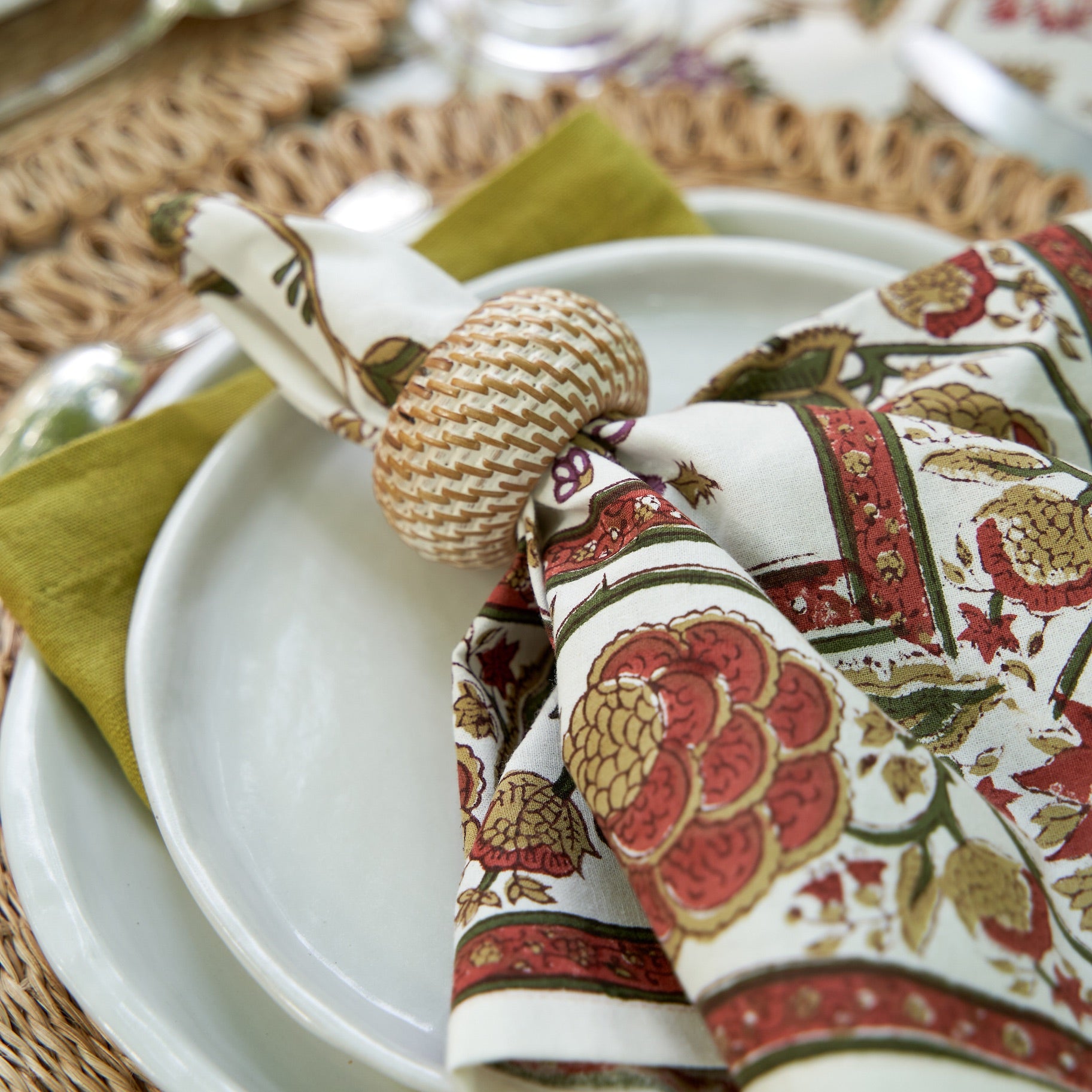 Louise Napkins Multicolor - Set of 4