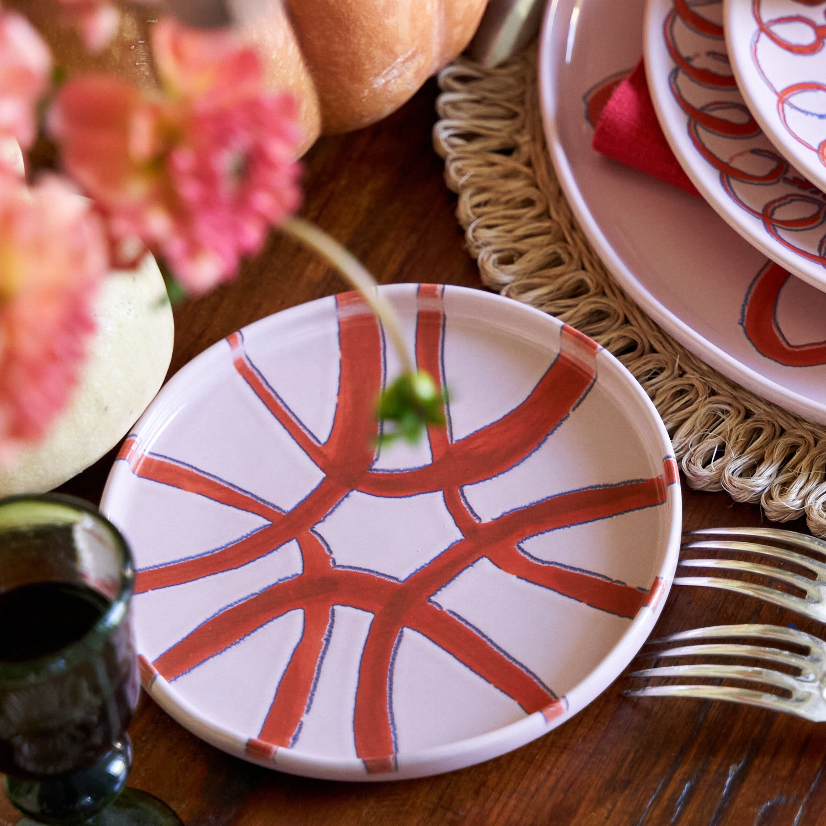 Amalfi Ceramic Appetizer Plate