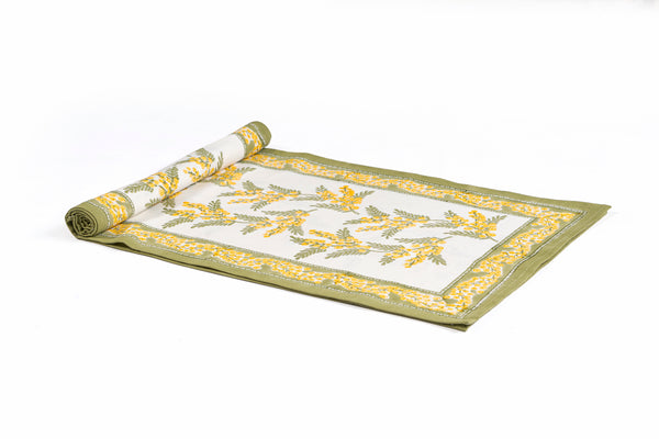 Mimosa Runner Green & Yellow