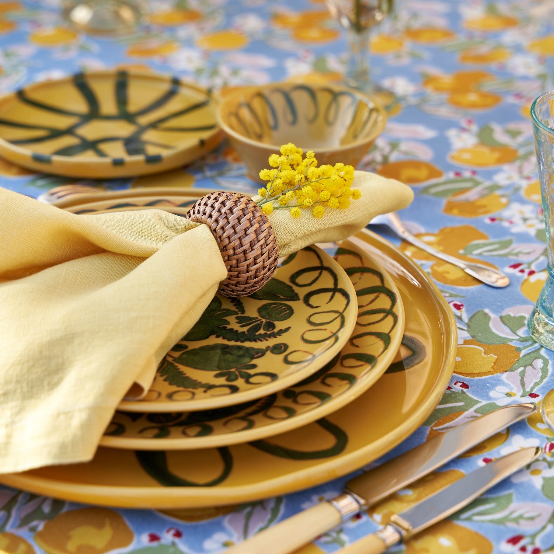 Amalfi Ceramic Dessert Plate