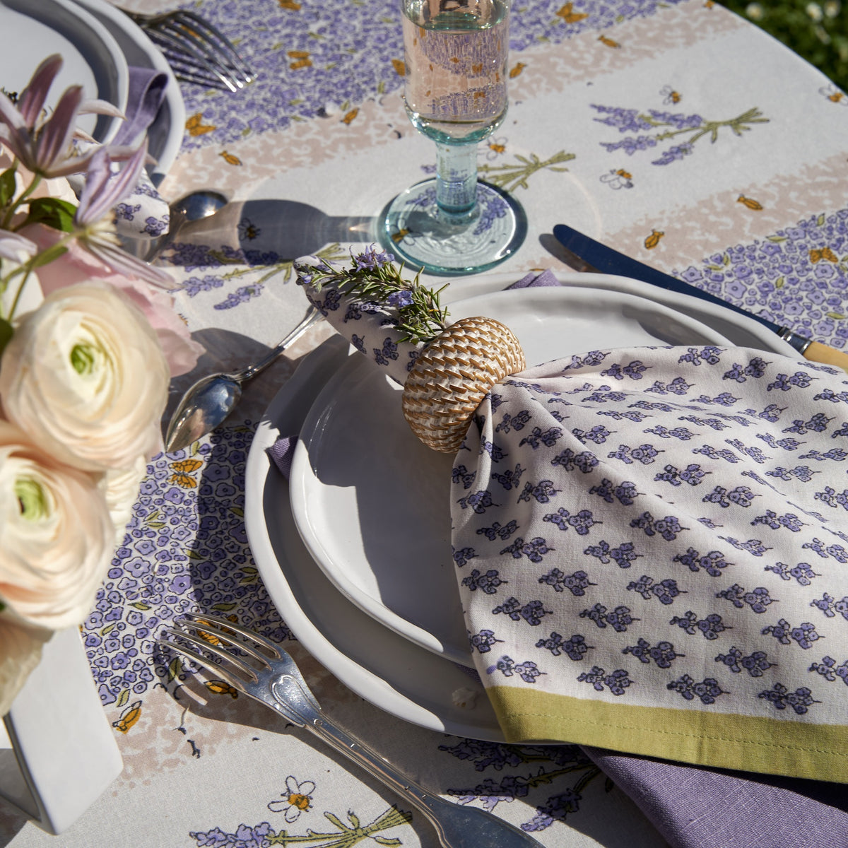 Lavender Bouquet Purple Napkins, Set of 6