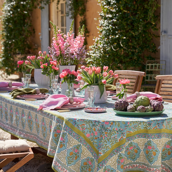 French Tablecloth Giverny Multicolor