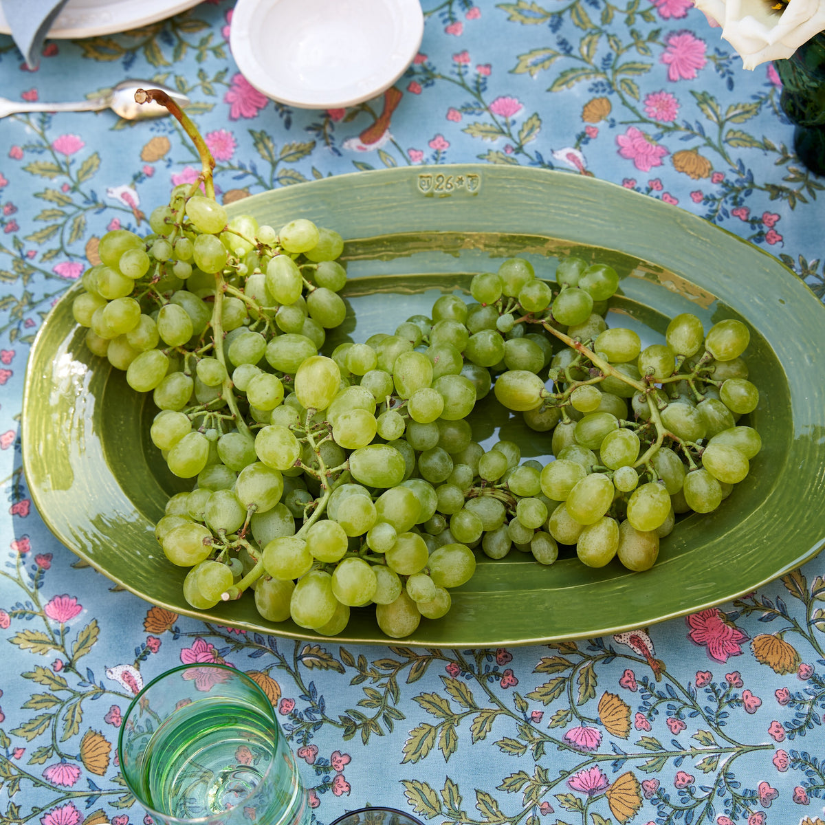 Toscana Oval Platter Green