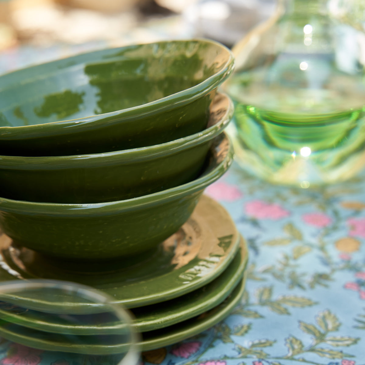 Toscana Appetizer Plate Green