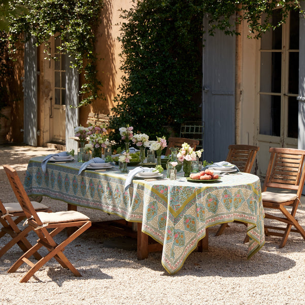 French Tablecloth Giverny Multicolor