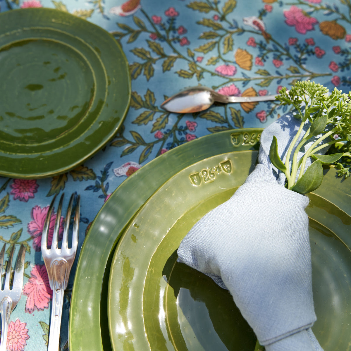 Toscana Dinner Plate Green