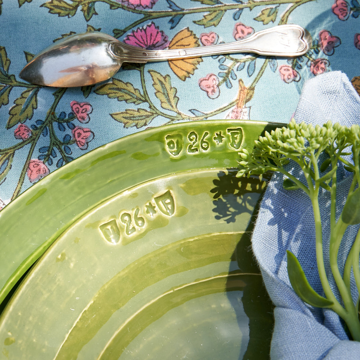 Toscana Dinner Plate Green