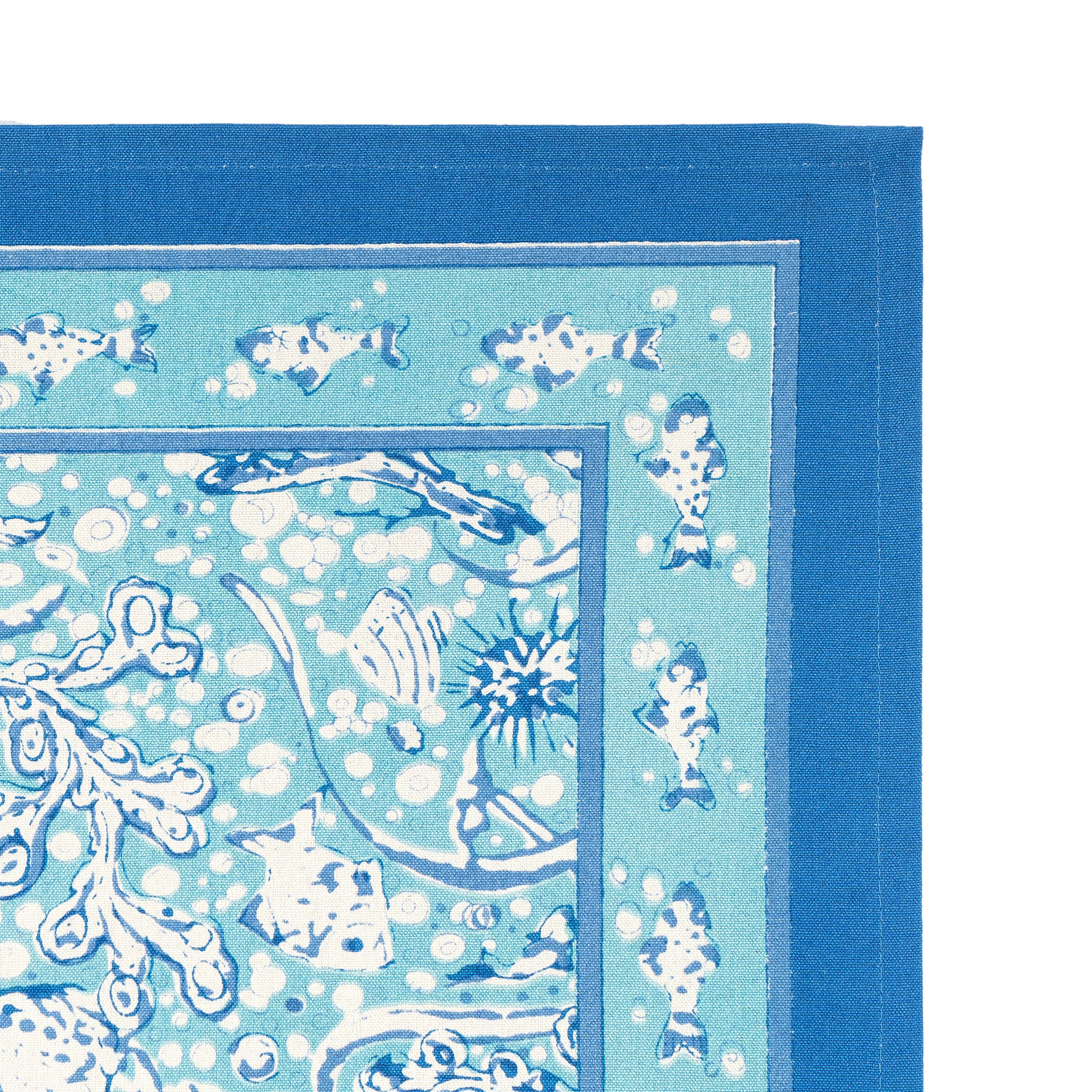 La Mer Placemats Aqua, Set of 6