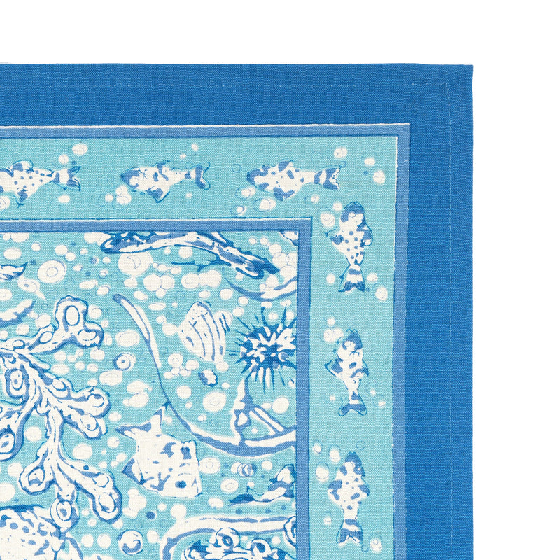 La Mer Placemats Aqua, Set of 6