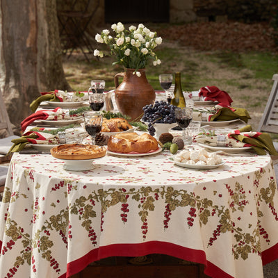 French Tablecloth Gooseberry