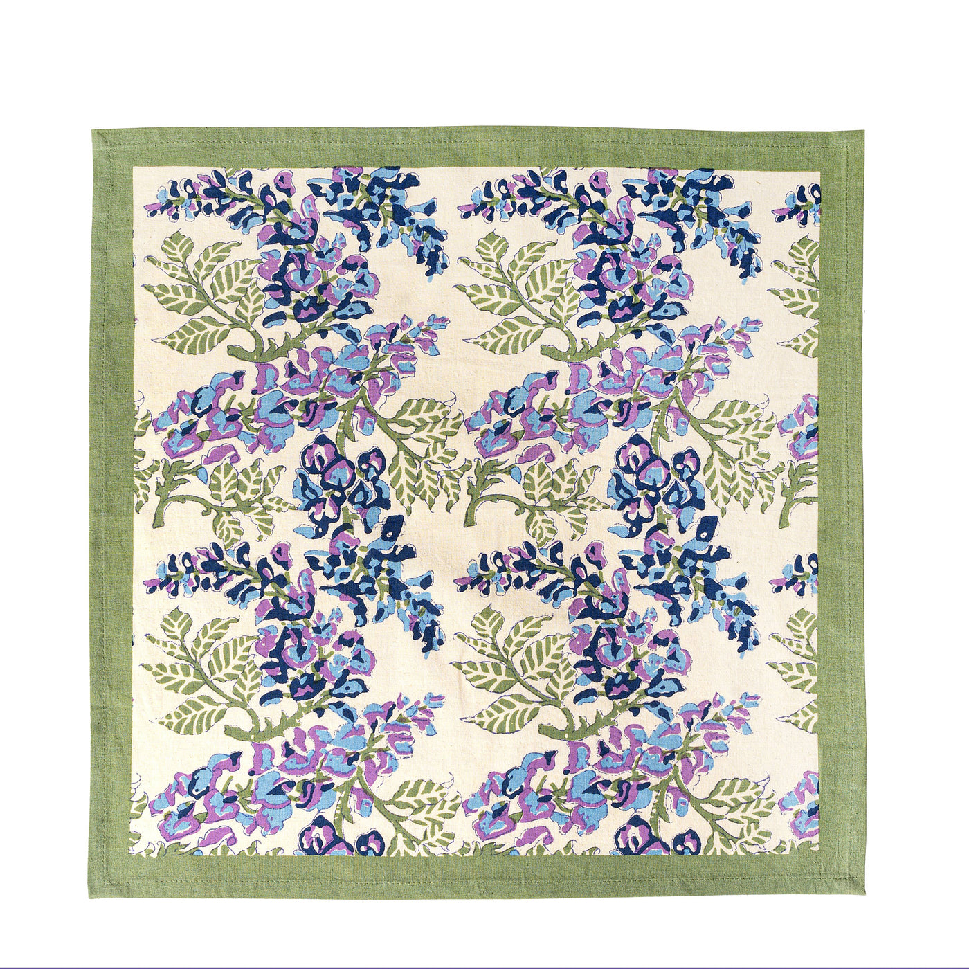 Wisteria Green & Blue Napkins, Set of 6