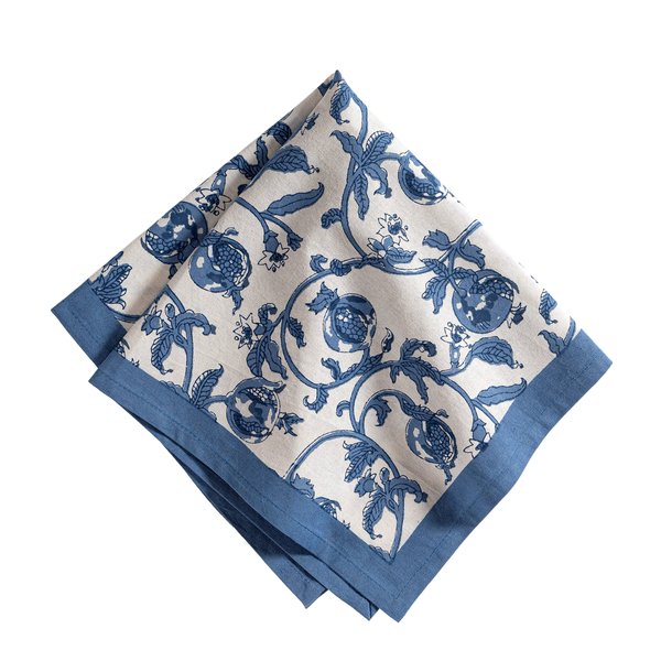 French Tablecloth Granada Cornflower Blue