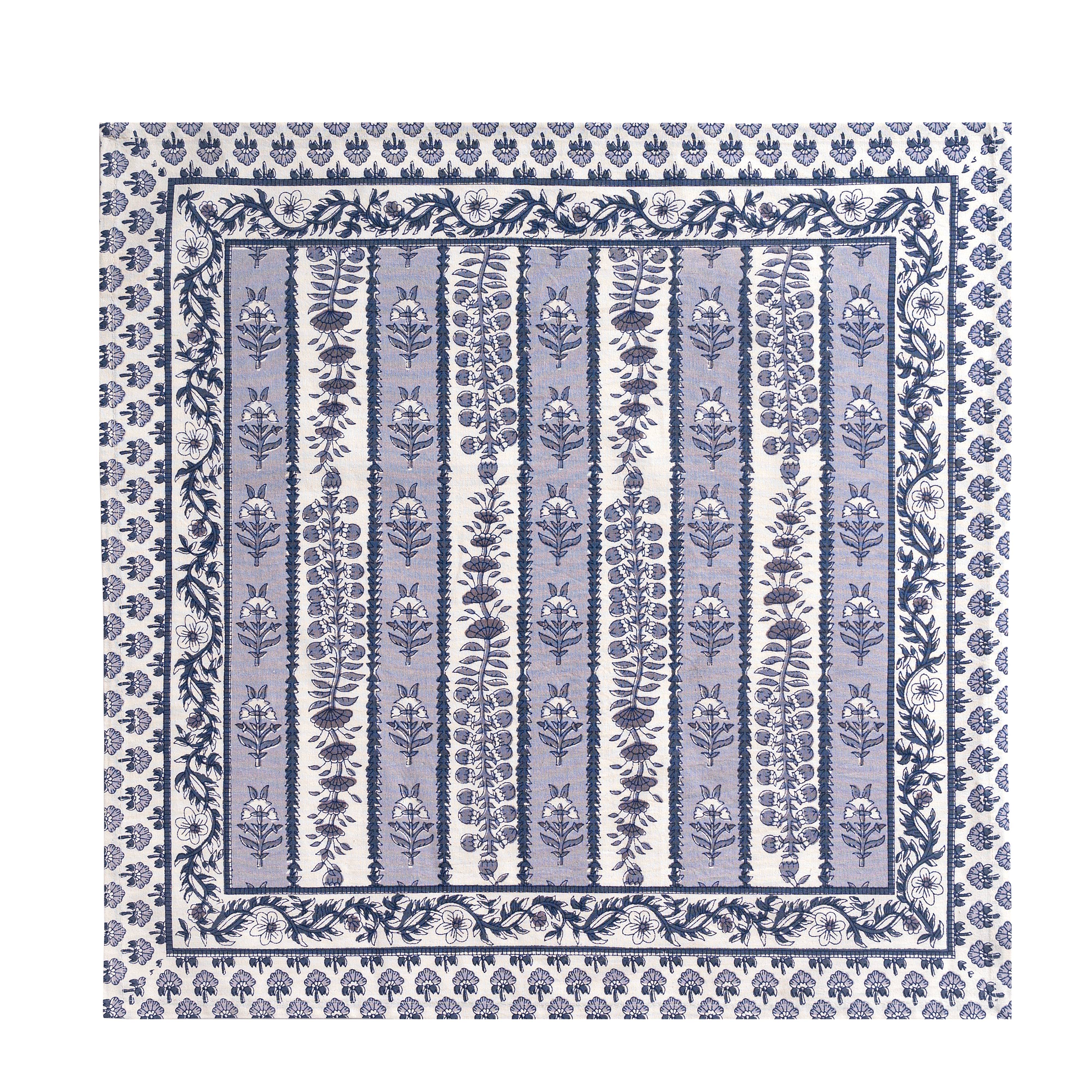 Avignon Napkins Blue & Marine, Set of 6
