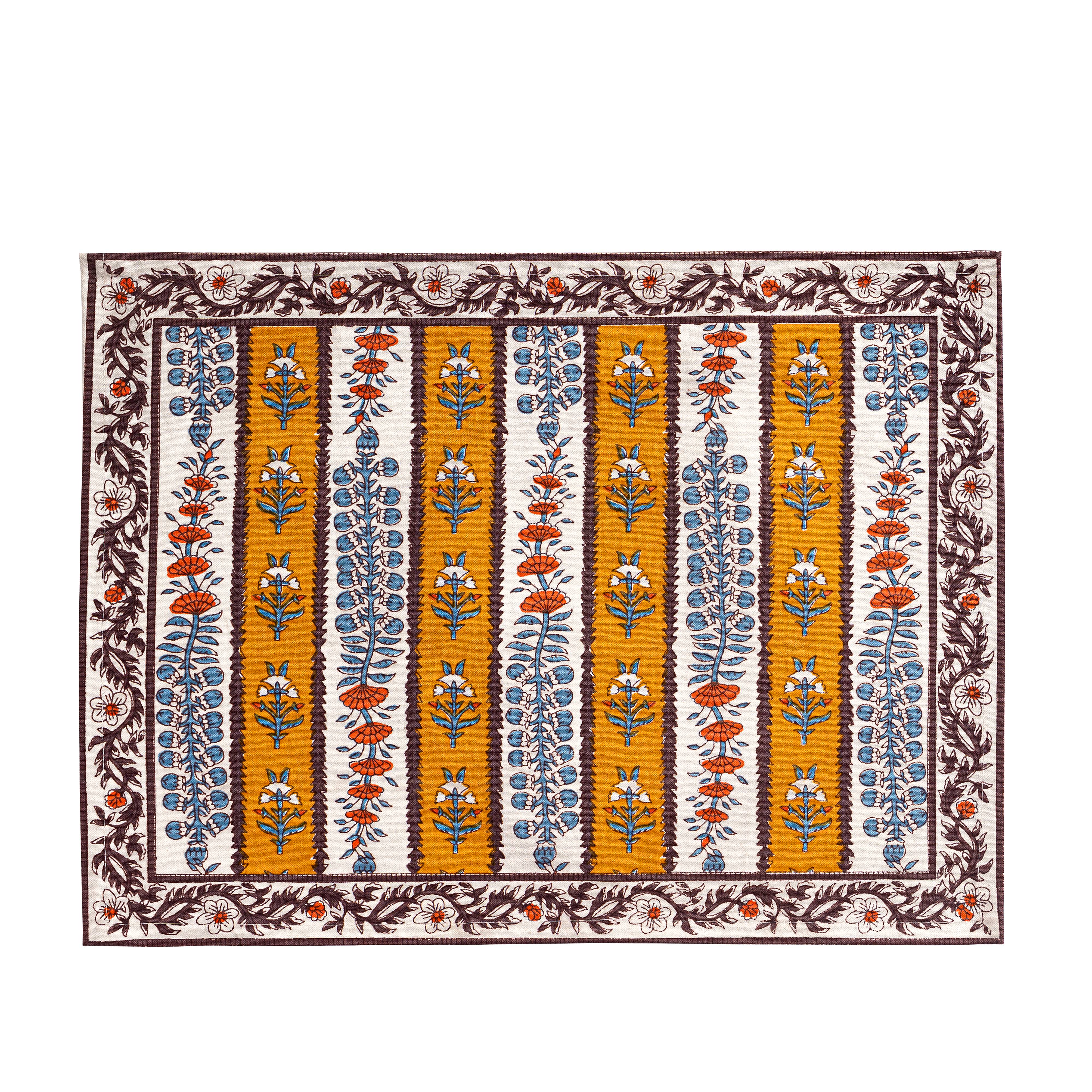 Avignon Placemats Dijon & Blue, Set of 6