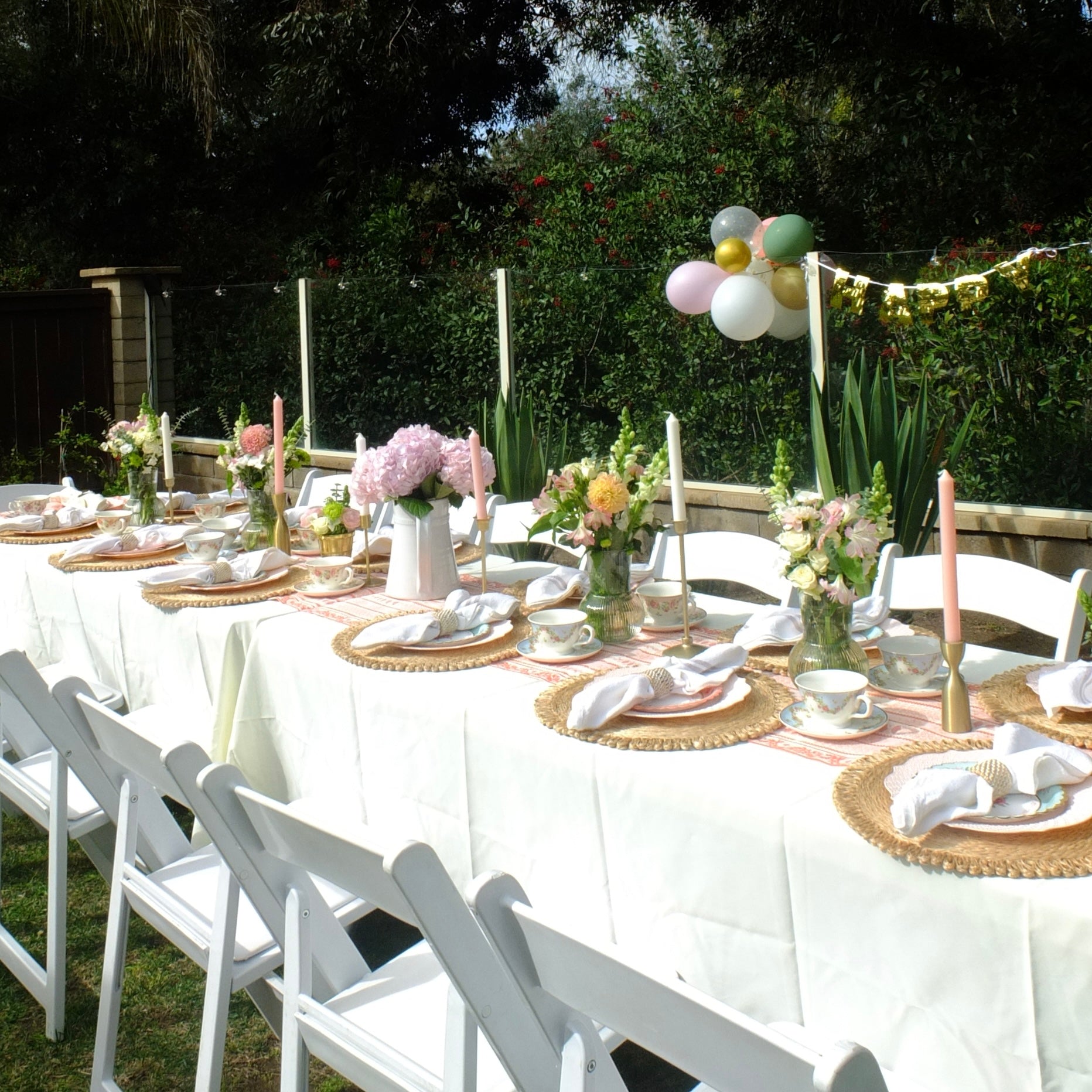 Loopy Abaca Natural 15" Round Placemats - Set of 4