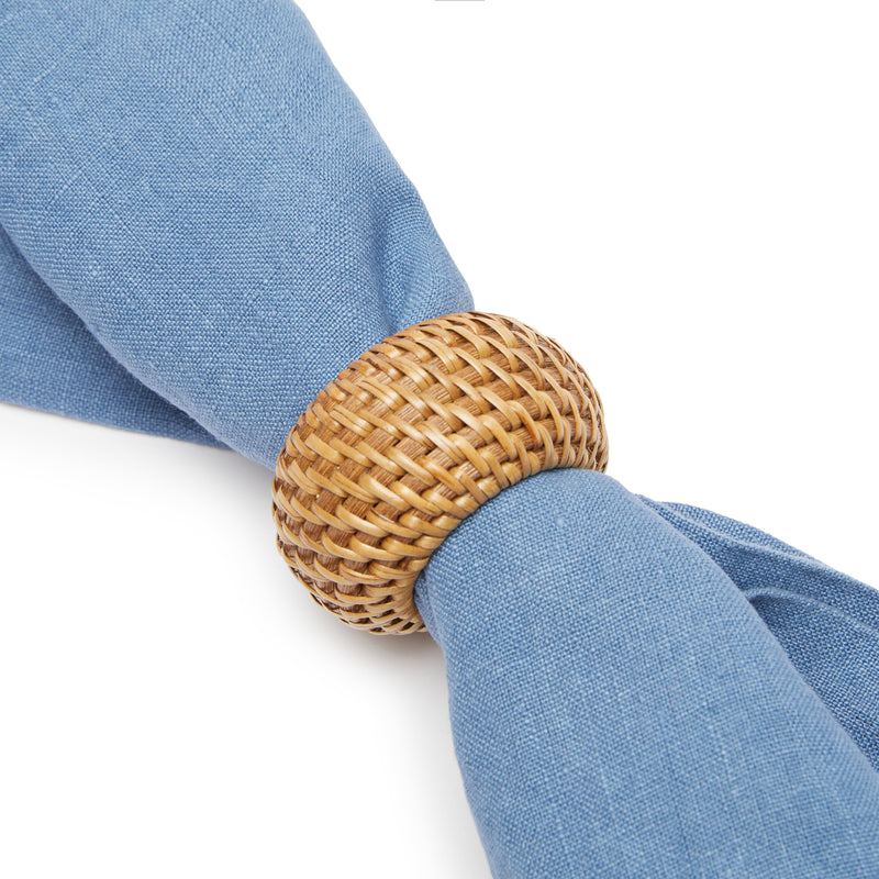 Eclipse Natural Napkin Rings, Set of 4