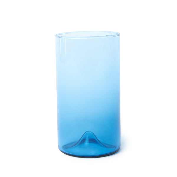 Verona Tall Glass, Blue, 14 oz, Set of 6