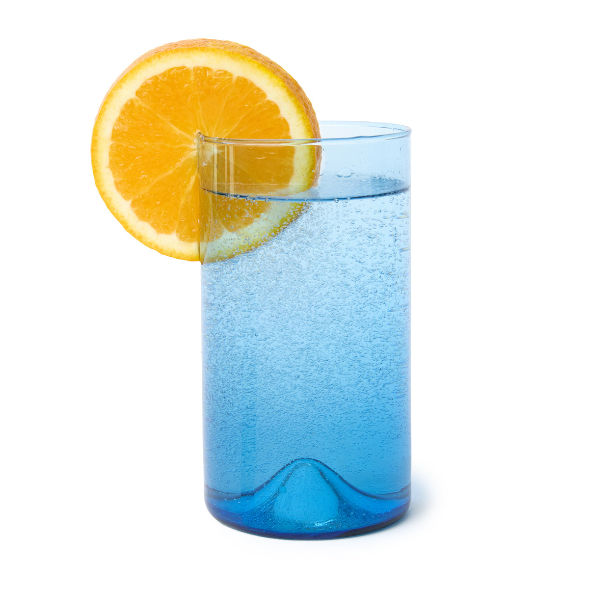 Verona Tall Glass, Blue, 14 oz, Set of 6