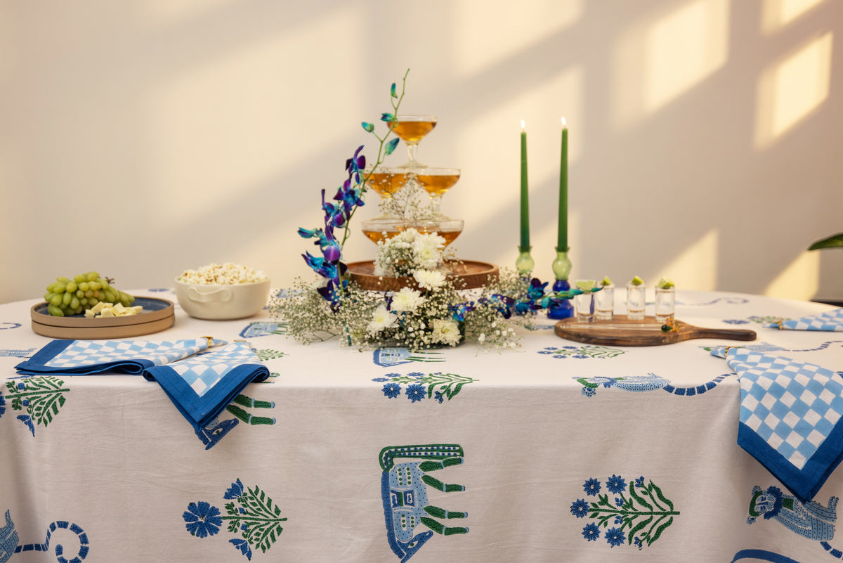 Tablescape with candles